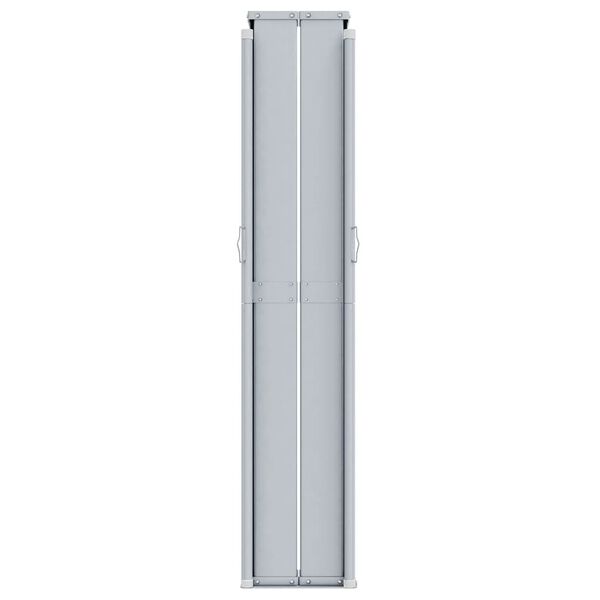 vidaXL Seitenmarkise Ausziehbar Blau 200x1000 cm