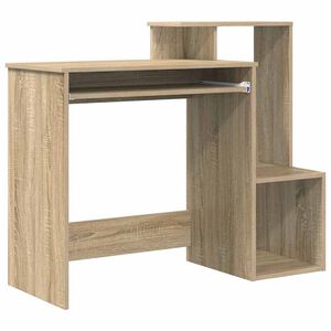 vidaXL Schreibtisch Sonoma-Eiche 106 x 41 x 88.5 cm Holzwerkstoff