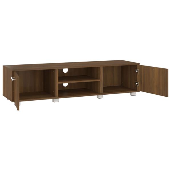vidaXL TV-Schrank Braun Eichen-Optik 140x40x35 cm Holzwerkstoff