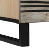 vidaXL Sideboard Wei&szlig; 80 x 33 x 75 cm massives Mangoholz