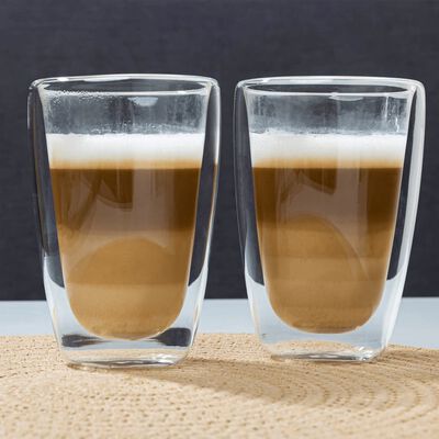 HI Latte Macchiato Gläser 2 Stk. 400 ml Transparent