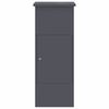 vidaXL Paketdrop-Box mit Speicher Anthrazit 44,5 x 29 x 110,5 cm Stahl