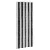 vidaXL Insektenschutzvorhang Chenille Grau und Schwarz 90 x 220 cm