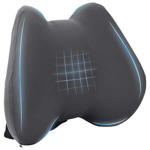 vidaXL R&uuml;ckenkissen Grau Viscoschaum 40 x 32 x 14 cm