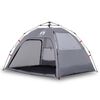 vidaXL Strandzelt 2 Personen Grau Quick Release Wasserdicht