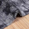 vidaXL Teppich Shaggy Hochflor NAVARRA Dunkelgrau 200x290 cm Polyester