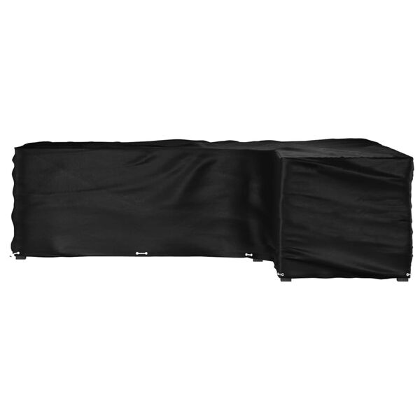 vidaXL Gartenmöbel-Abdeckung in L-Form 18 Ösen 285x220x80 cm