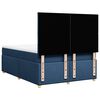 vidaXL Boxspringbett mit Matratze Blau 140x200 cm Stoff
