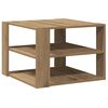 vidaXL Couchtisch Artisan-Eiche 58x58x40 cm Holzwerkstoff