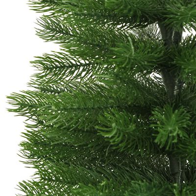 vidaXL Künstlicher Weihnachtsbaum mit Ständer Schlank 240 cm PE