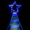 vidaXL LED Weihnachtsbaum 1028 LEDs Blau 403 cm