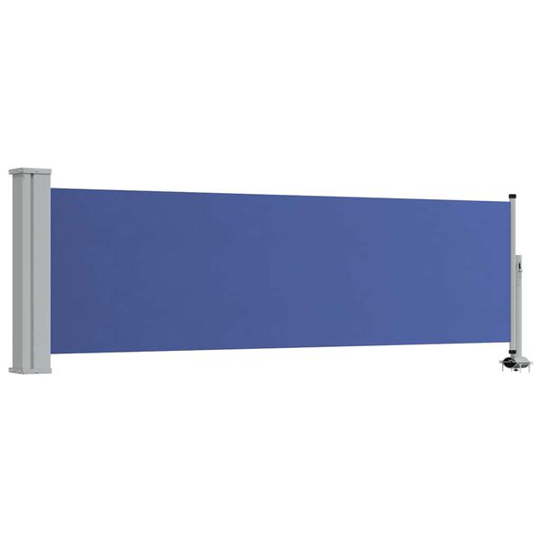 vidaXL Ausziehbare Seitenmarkise 80&times;300 cm Blau