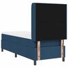 vidaXL Boxspringbett mit Matratze mit Kopfteil Blau 200 x 80 cm Stoff