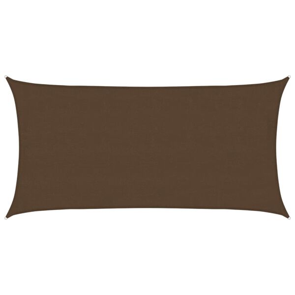 vidaXL Sonnensegel 160 g/m&sup2; Braun 4x7 m HDPE