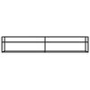 vidaXL TV-Schrank Transparent 220x40x40,5 cm Hartglas