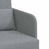 vidaXL Schlafsofa 60cm Hellgrau Stoff