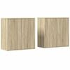 vidaXL Sideboards 2 Stk. Sonoma-Eiche 79x38x80 cm Holzwerkstoff