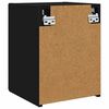 vidaXL TV-Wandschrank Schwarz 30 x 31 x 40 cm Holzwerkstoff