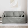 vidaXL Sofa Hellgrau Gesamtabmessungen: 158 x 78 x 80 cm (B x T x H)