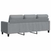 vidaXL 3-Sitzer-Sofa Hellgrau 180 cm Stoff