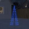 vidaXL LED-Weihnachtsbaum f&uuml;r Fahnenmast 200 LEDs Blau 180 cm