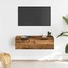 vidaXL Wandschrank Altholz-Optik 68x30x20 cm Holzwerkstoff
