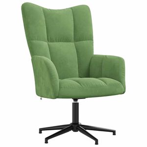 vidaXL Relaxsessel Hellgr&uuml;n Samt