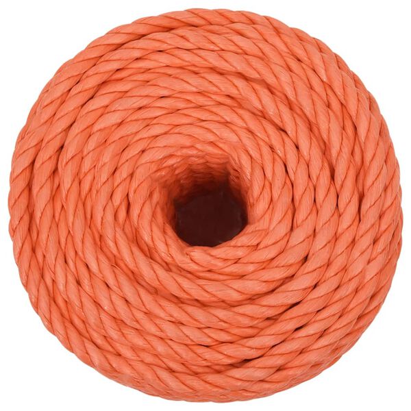 vidaXL Arbeitsseil Orange 12 mm 50 m Polypropylen