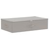 vidaXL Aufbewahrungsbox 24 stk. Vliesstoff 70 x 40 x 18 cm 50,4 L Grau