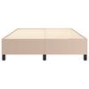 vidaXL Boxspringbettgestell Cappuccino-Braun 140x200 cm Kunstleder