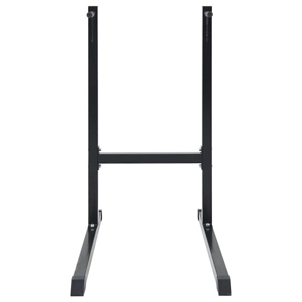 vidaXL Dip Station Schwarz 104 x 66,5 x 122 cm