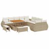 vidaXL Garten-Sofa-Set 13 stk. 13-Sitzanzahl Beige und Creme
