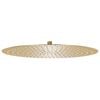 vidaXL Regenbrause Edelstahl 50 cm Rund Golden