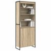 vidaXL Hohe Schr&auml;nke 2 pcs Sonoma 79 x 36 x 200 cm Holzwerkstoff