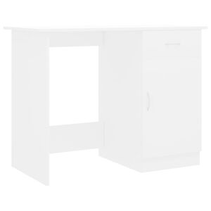 vidaXL Schreibtisch Wei&szlig; 100&times;50&times;76 cm Holzwerkstoff