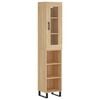 vidaXL Highboard Sonoma-Eiche 34,5x34x180 cm Holzwerkstoff