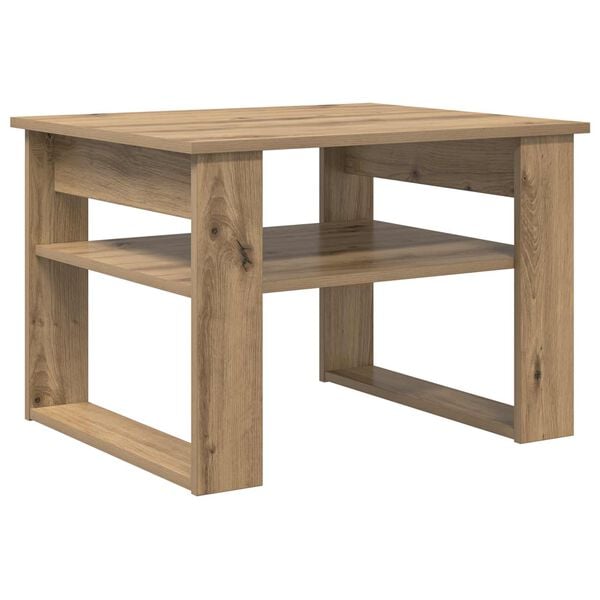 vidaXL Couchtisch Artisan-Eiche 64 x 54 x 44 cm Holzwerkstoff