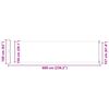 vidaXL Seitenmarkise Ausziehbar 600x160 cm Creme