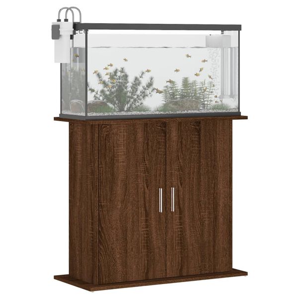 vidaXL Aquariumst&auml;nder Braun Eichen-Optik 81x36x73 cm Holzwerkstoff