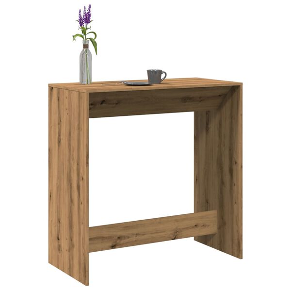 vidaXL Bartisch Artisan-Eiche 102x50x103,5 cm Holzwerkstoff