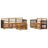 vidaXL Sofagarnituren 6 pcs Massivholz Akazie