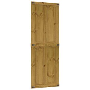 vidaXL Scheunent&uuml;r Corona Honigbraun 70 x 210 cm Massives Kiefernholz