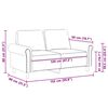 vidaXL 2-Sitzer-Sofa Braun 120 cm Samt