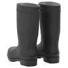 vidaXL Gummistiefel Schwarz Gr&ouml;&szlig;e 40 PVC
