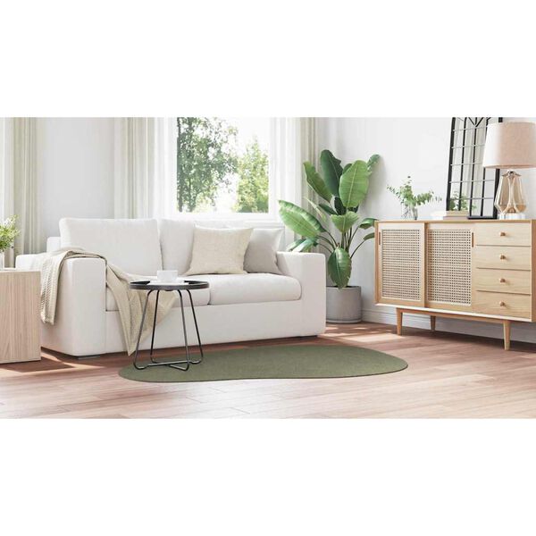 vidaXL Bereichsteppiche HUARTE Waldgr&uuml;n 120 x 170 cm Polyester