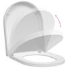 vidaXL Toilettensitz Verstellbar Wei&szlig; 48 x 36,5 x 4,5 cm Polypropylen