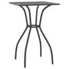vidaXL Gartentisch Anthrazit 50x50x72 cm Stahlgitter