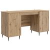 vidaXL Schreibtisch Artisan-Eiche Holzwerkstoff 142,5 x 50 x 75 cm