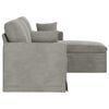 vidaXL Sofa Hellgrau Gesamtabmessungen: 178 x 134 x 80 cm (B x T x H)
