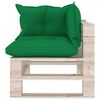 vidaXL 7-tlg. Garten-Lounge-Set aus Paletten mit Kissen Kiefernholz